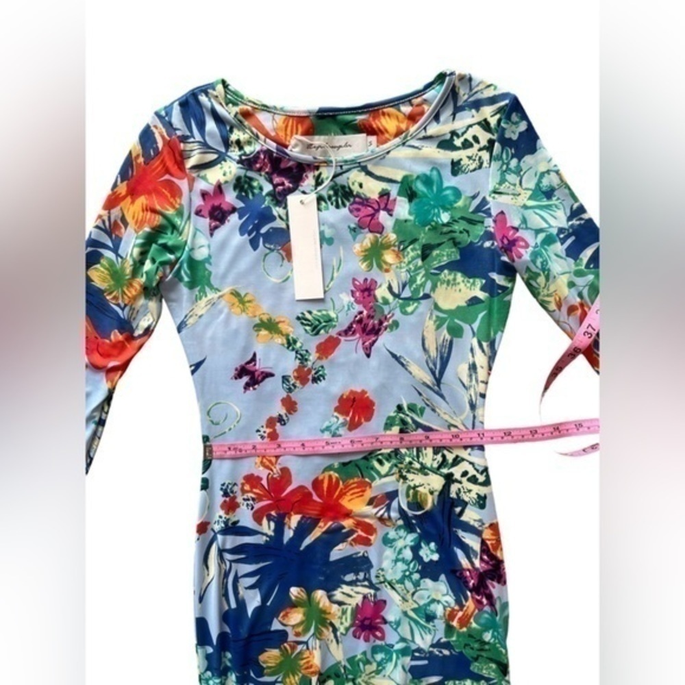 TbagsLosAngeles Bodycon beautiful floral dress - Picture 8 of 11